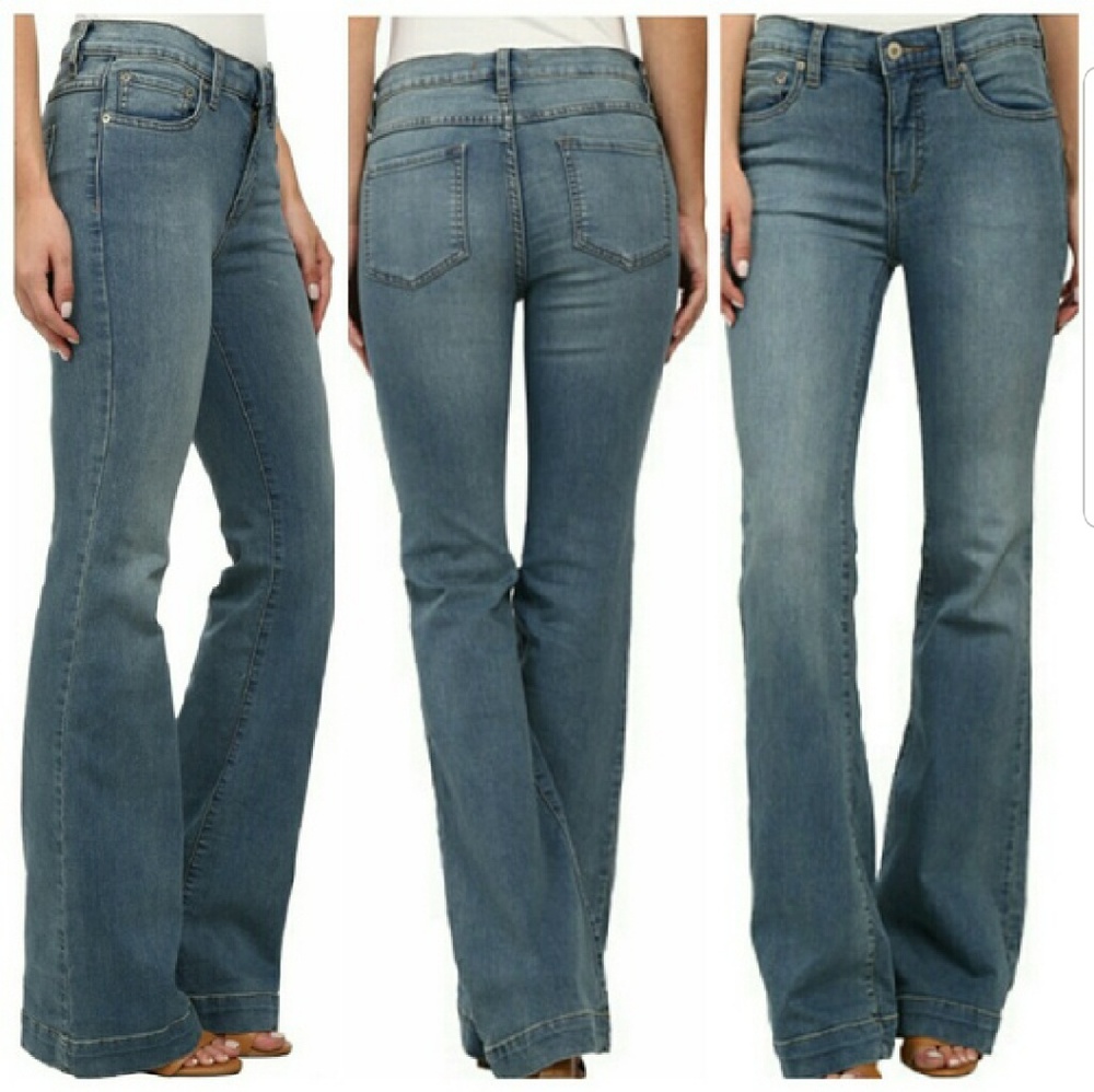 Free People Midrise Clean Flare Jeans - Picture 2 of 5